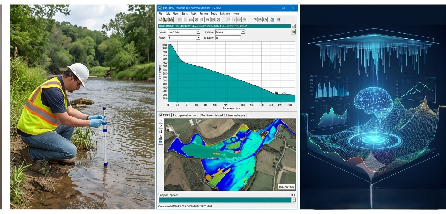 100-year hydrological flood model project